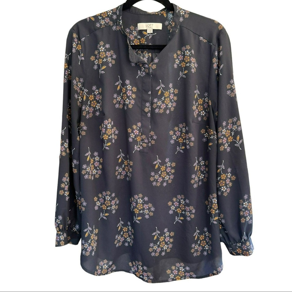 Loft Women's Floral Blouse - Size Medium
